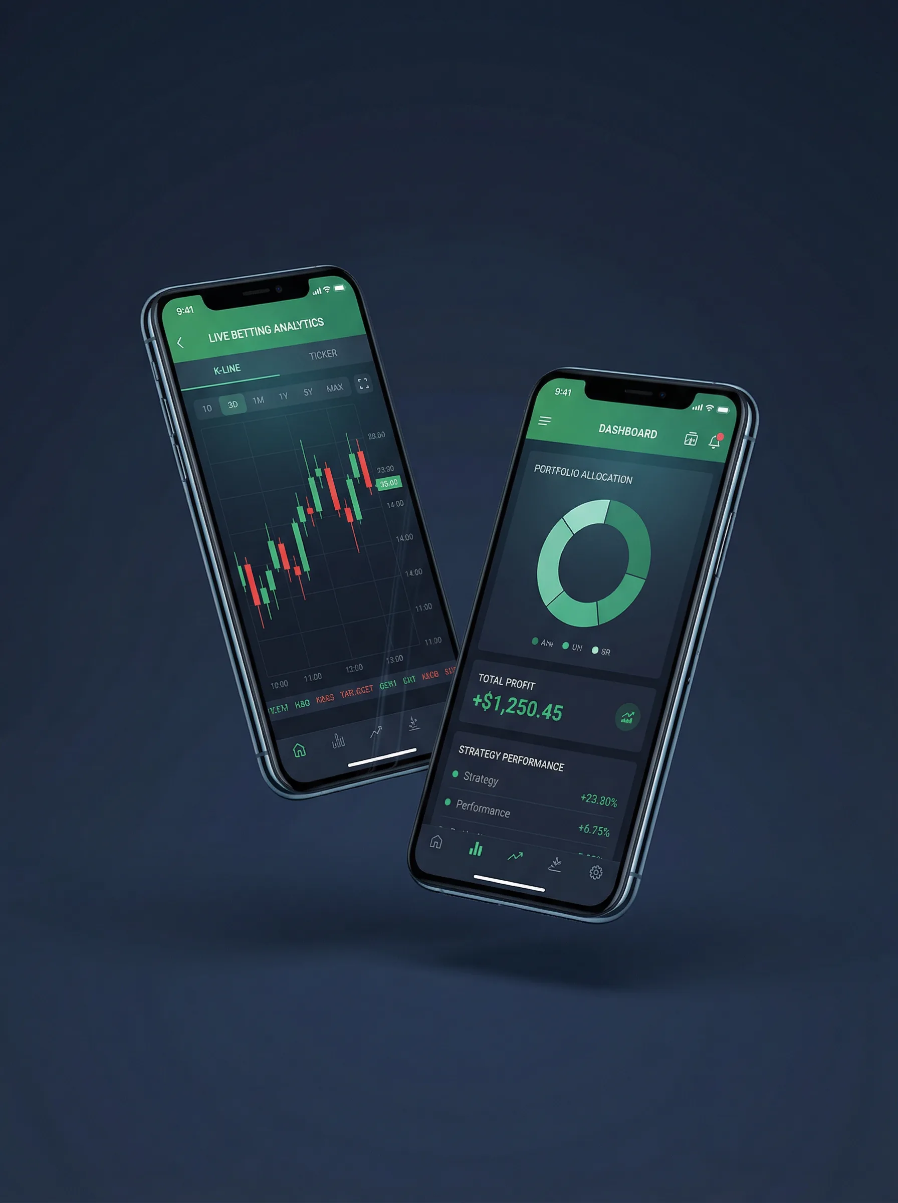 御梦子 移动端APP界面展示 - 掌上交易终端